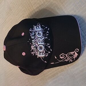 Ashley Force Baseball Cap, Drag Racing, John Force Racing, Pink/ Black, Adjust